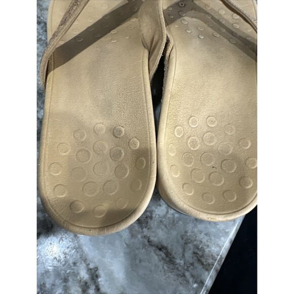 Vionic Women's Size 10 Pacific High Tide Tan Cork Detail Platform Sandals - Picture 8 of 9